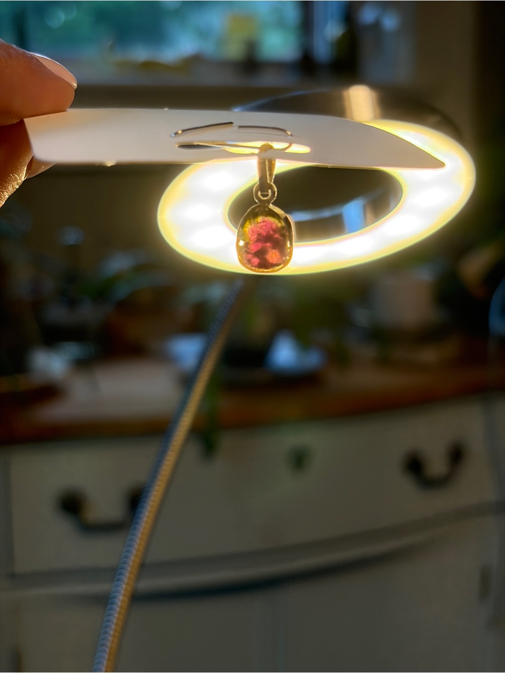Watermelon Tourmaline Pendant